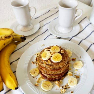 Bananen-Haferflocken-Pfannkuchen