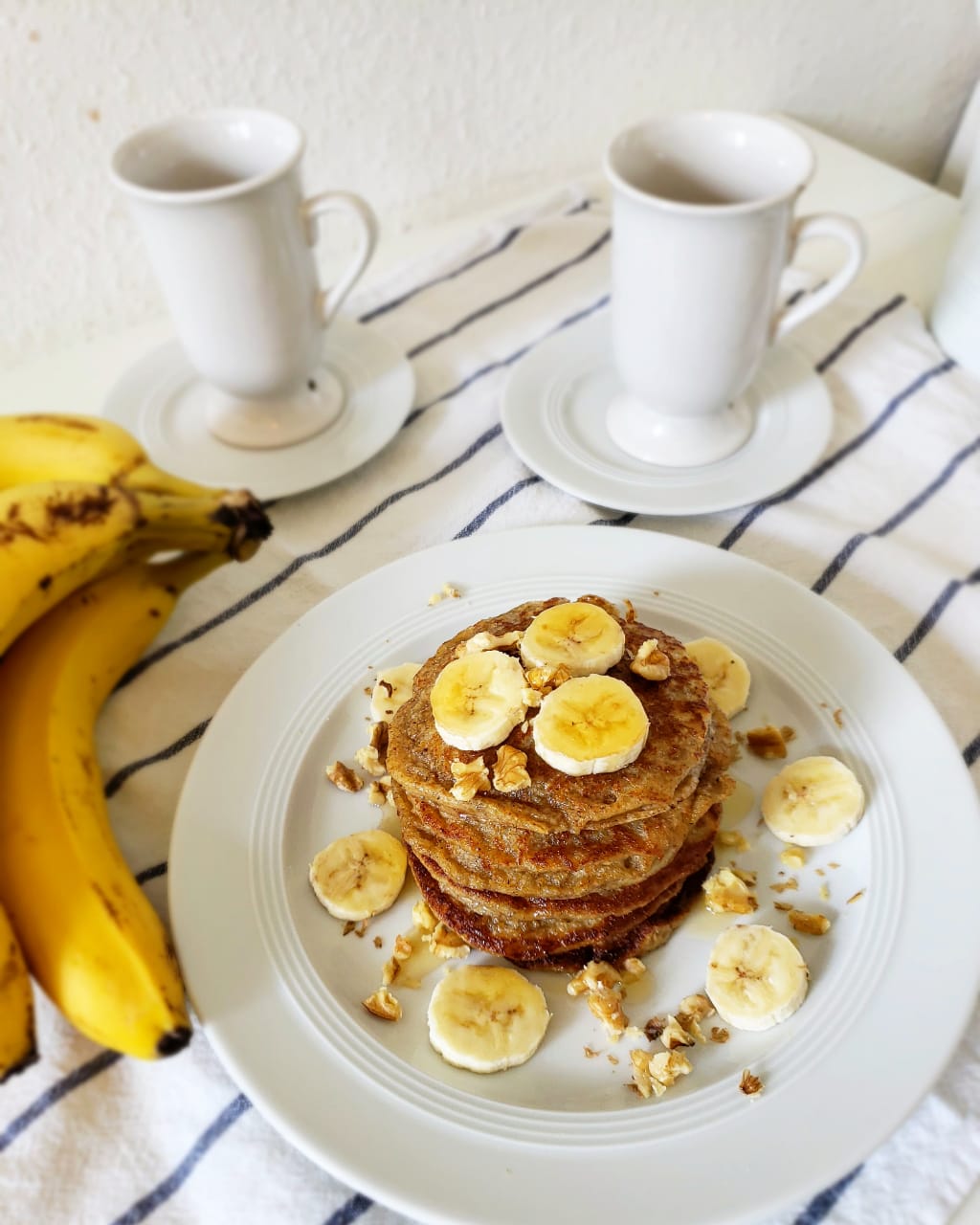 Bananen-Haferflocken-Pfannkuchen