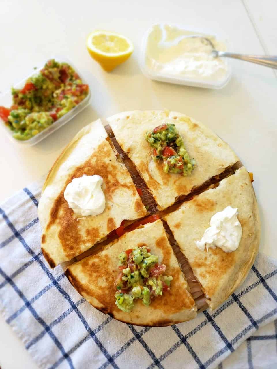 Quesadillas mit Hähnchenfilet