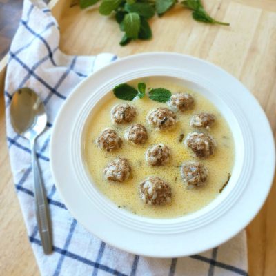 Cremige Hackbällchen Suppe