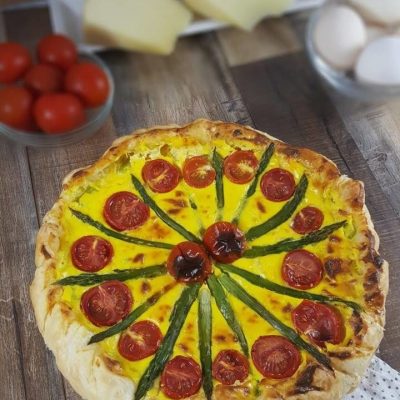 Ricotta-Spargel-Tarte