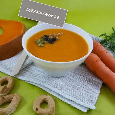 Kürbissuppe mit Möhren