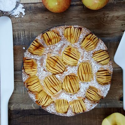 Versunkener Apfelkuchen