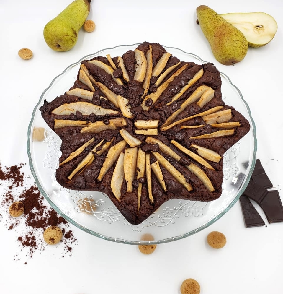 Birnen-Schoko-Kuchen mit Amarettini