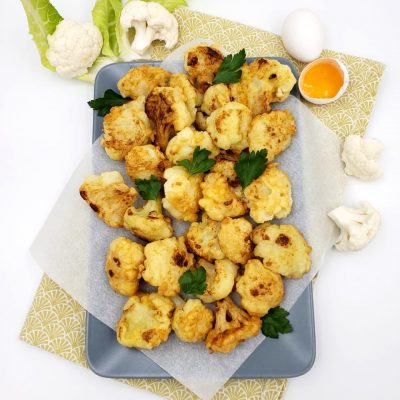 Gebratener Blumenkohl in Eihülle